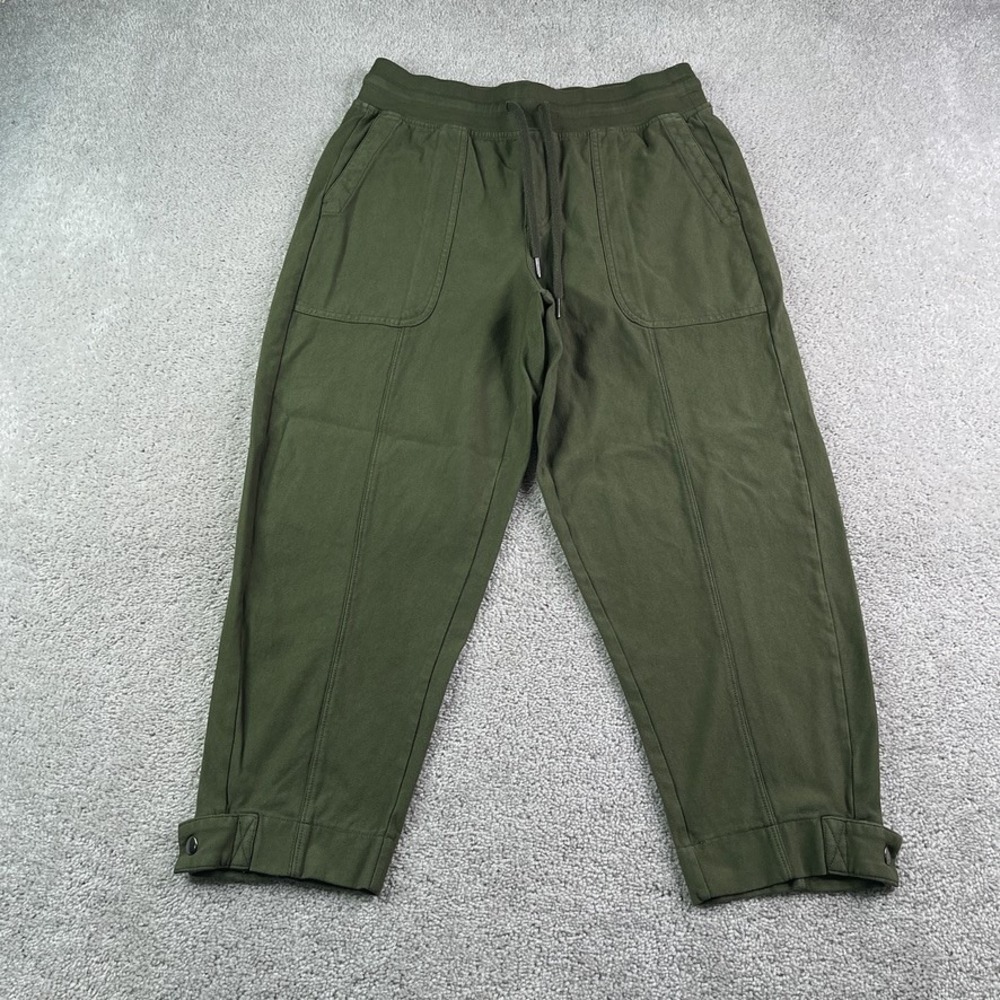 Athleta Pants Women Medium Green Farallon Weekender Jogger Utility Athleisure